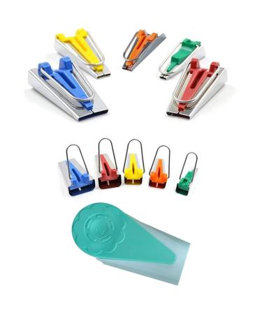 Bequilter Bias Tape Maker Kit for Sewing Quilting Size 6mm 9mm 12mm 18mm 25mm 50mm Set of 6 Sewing Quilting/Fabric Sewing Quilting Bias Binding Maker Tape Maker Tool Set