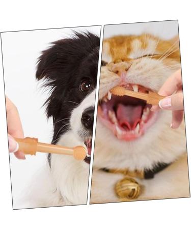 Sosoport 1 Set Pet Toothbrush Set Dog Toothbrush and Toothpaste Doggie Cat Travel Tufted Large Dog - Buy Online on GoSupps.com