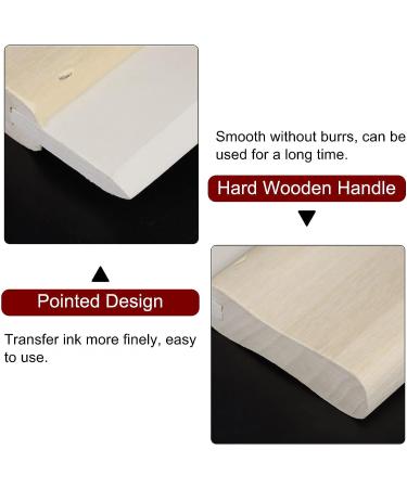 8 Inch HARFINGTON Screen Printing Squeegee with 55 Durometer Rubber Blade - Wooden Handle Ink Scraper for Fabric Printmaking - Buy Online on GoSupps.com