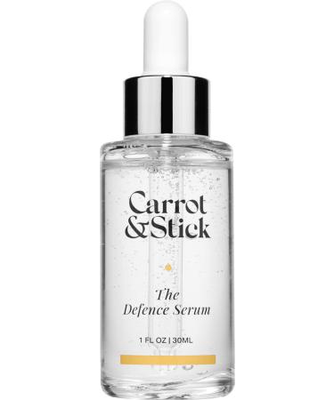 Carrot & Stick The Defense Anti-Aging Serum - Fights Fine Lines and Wrinkles  Boosts Collagen  Cruelty-Free Beauty  Suited for All Skin Types  1 Fluid Ounce