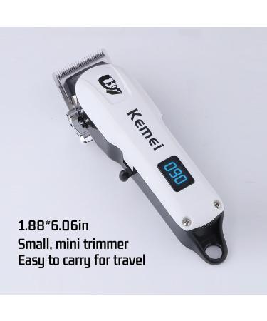 Buy KEMEI KM-232 Electric Beard Trimmer for Men - Cordless Hair Clipper Kit with LED Display - Best International Shipping - Buy Online on GoSupps.com