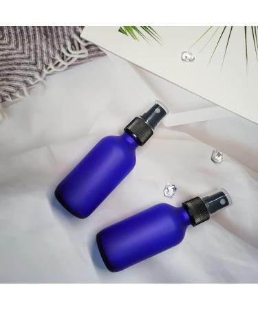 LIYUABU 60ml Frosted Blue Empty Glass Spray Bottles Small Fine Mist Atomiser Refillable Reusable Travel Spray Bottles for Essential Oil Hair Aromatherapy Perfumes Cleaning(2 Pack) Frosted Blue 2 pack - Buy Online on GoSupps.com