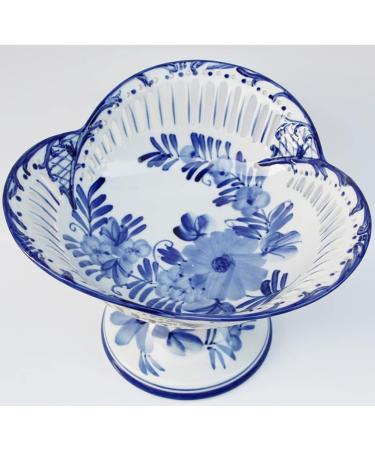 Fruit Bowl Salad Bowl Ceramic High-Foot Tea Plate Love Ceramic Fruit Plate Living Room Household Snacks Tribute Plate for Plate Fruit Bowl for Kitchen Counter (Color : A Size : Small) (B Small) - Buy Online on GoSupps.com