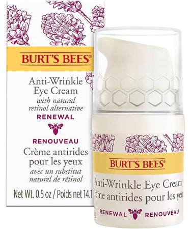 Burt's Bees Eye Cream Renewal Anti-Wrinkle Eye Cream with Bakuchiol Natural Retinol Alternative 14.1 g - Buy Online on GoSupps.com