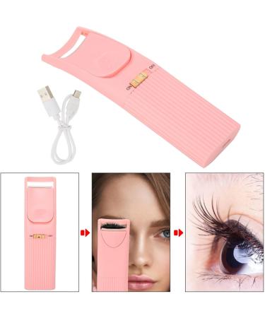 Qukaim Heated Lash Curler Heated Eyelash Curler USB Quick Preheating Intelligent Temperature Control Pink - Buy Online on GoSupps.com