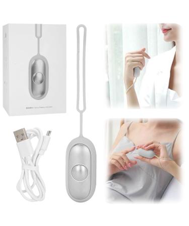 Domigard Sleep Aid Machine Microcurrent Sleep Aid Holding Device USB Charging Microcurrent Holding Sleep Instrument for Insomnia Relief Relieve Anxiety and Stress(Silver)