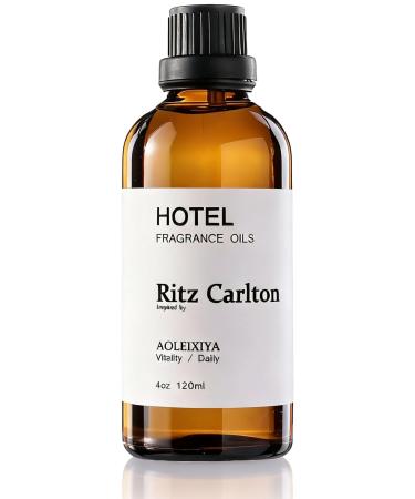Hotel Scent Essential Oil Hotel Collection Waterless Diffuser Oil - Premium Fragrance Oil for Ultrasonic and Waterless Diffusers and Crafting - 4 Fl Oz Ritz-C-Hotel Diffuser Oil-4 Fl Oz (Pack of 1)