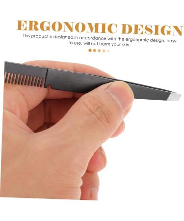 Doitool 3-Piece 2-in-1 Mexican Cake Decorating Tweezers & Eyebrow Brush - Pink Hair Removal & Styling Tool - Buy Online on GoSupps.com