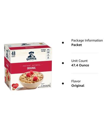 Quaker Instant Oatmeal - Original - 2 Lb - Buy Online on GoSupps.com