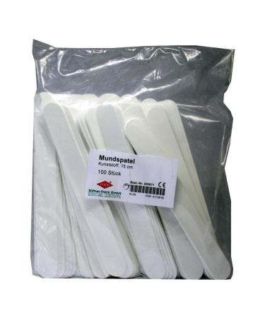 Mouth spatula plastic 100 st