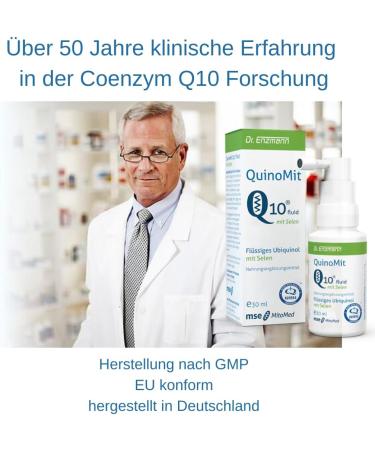 QuinoMit Q10 Fluid with Selenium - Liquid Ubiquinol Supplement for Optimal Health | International Shipping - Buy Online on GoSupps.com