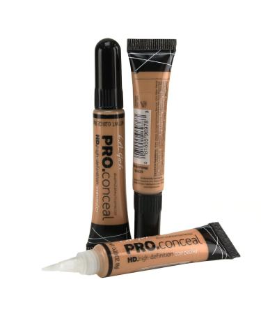 L.A. Girl HD Conceal High Definition Concealer (Medium Beige) - Pack of 3 - Buy Online on GoSupps.com
