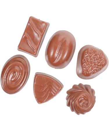 ibasenice 24 Pcs Simulation Chocolate Cake Decorating Miniatures Kid Decorative Chocolate Decor Fake Chocolates Fake Candy Chocolate Model Bulk Candy Bulk Food for Pvc Decorations 3d Desktop 3.9X2.8X1.8CMx4pcs 1 - Buy Online on GoSupps.com
