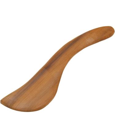 Verdant Touch Wooden Gua Sha Scraping Board | Ergonomic S-Shape Handle | Portable Fragrant Wood Tool for Home Use - Buy Online on GoSupps.com