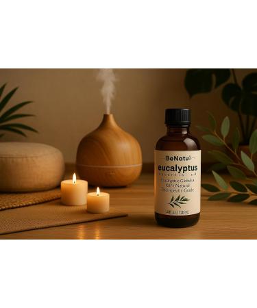 Eucalyptus Essential Oil 120ml with Dropper Pure Aromatherapy Oil - Buy Online on GoSupps.com