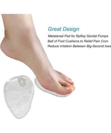 Gel Cushions for Flip Flop Sandals - 3 Pairs Forefoot Padding Inserts for Ball of Foot Insole Relief - Self-Adhesive & No-Slip Design - Buy Online on GoSupps.com