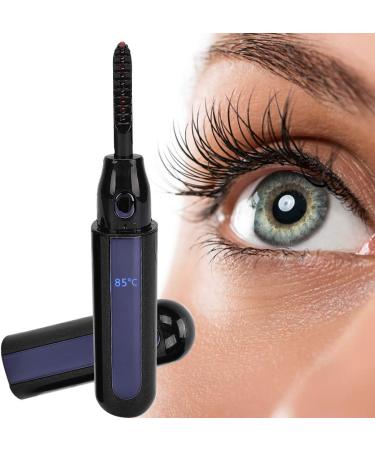 Qukaim Eyelash Curler Electric Eyelash Curler Natural Fast-Heating Long-Lasting Curling Tool Black - Buy Online on GoSupps.com