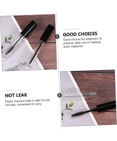Hemoton 48 Pcs Mascara Tube Eyelash Cream Holder Eyeliner Tubes Refill Empty Tubes Mascara Clear Plastic 1 g (Pack of 1) Blackx3pcs - Buy Online on GoSupps.com
