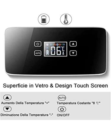 Medication Fridge Insulin Cool Box Electric Cooler Portable Travel Box Thermostat 2-8 Degrees With Insulin Interferon Growth Hormone Vaccine Eye Drops For Summer Travel Work Nobattery - Buy Online on GoSupps.com