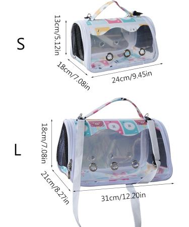 Parrots Outdoor Carriers Bag Portable Parrots Handbag With Standing Perch Bag For Parrots Bird Carrying Pet Supplies Travel Cage Large 3 - Buy Online on GoSupps.com