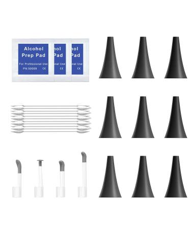 Teslong Disposable Ear Camera Covers & Accessories for NTE100i Ear Scope - 9 Speculums, 4 Ear Picks, 1 Pack Q-Tips - 0.16 inch Dia - Buy Online on GoSupps.com