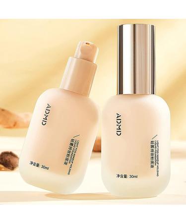 Hydrating Waterproof and Light Long Lasting Foundation ADMD Light Fog Makeup Holding Liquid Foundation - Moisturizing and Concealing Brightening and Oil Control (White+Natural Color) - Buy Online on GoSupps.com