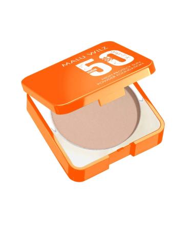 Malu Wilz Malu Wilz High Protect Sun Powder Foundation SPF 50 | No. 60 Cool Beige | 9.5 g | 2-in-1 Cosmetic | High sun protection and natural mattifying powder