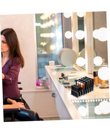 POPETPOP Blush Makeup 1pc Shadow Holder Storage Cosmetic Multi-grid Display Cosmetics Puff Transparent Eye Rack Separator - Buy Online on GoSupps.com