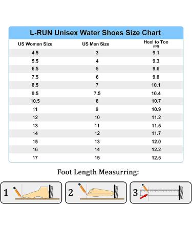L-RUN Barefoot Water Shoes for Men and Women - Aqua Swim Shoes for Hiking and Walking - Buy Online on GoSupps.com