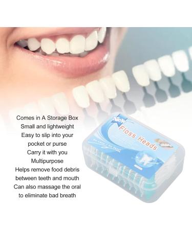 Buy 200 Pieces Interental Brush Set - Soft Silicone Head Dental Floss Portable Double-Headed Tooth Pen for Oral Care (Mint Green) - Fast International Shipping - Buy Online on GoSupps.com