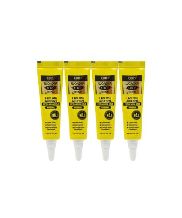EBIN NEW YORK Wonder Lace Bond Tube Original 4pack  Extra Mega Hold, 0.23fl. Oz/ 7mL, Daily Use, Fast Drying, Waterproof, Latex Free, Perspiration Resistant Extra Mega Hold (Original) - Buy Online on GoSupps.com