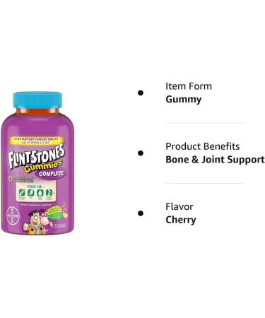 Flintstones Gummies Children's Multivitamin 250 ct. - Complete Nutrition for Kids - Buy Online on GoSupps.com