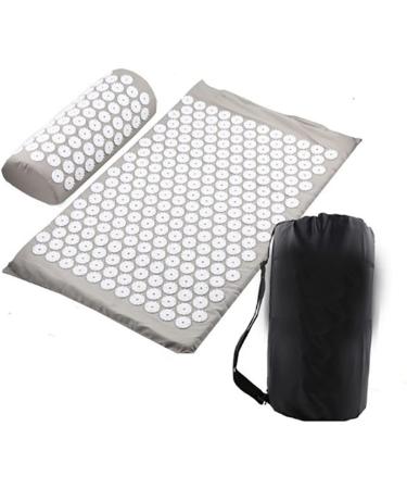 Dunlap Massage Pillow 62x38cm - Acupressure & Acupuncture Yoga Mat for Back Pain Relief - Purple Massage Device - Buy Online on GoSupps.com