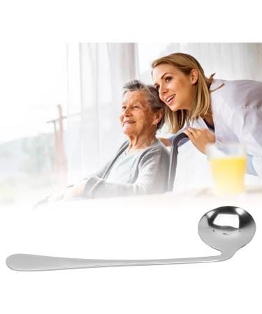 Buy Sonew Curved Spoon - Anti-Shake Steel Self-Feeding Utensil for Hand Tremors & Seniors (Right Hand) - International Shipping Available - Buy Online on GoSupps.com