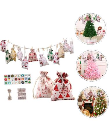 Anneome Portable Bags 1 Set Christmas Bag Candy Bags Storage Container Creative Candy Packing Bag Portable Burlap Bag - Buy Online on GoSupps.com
