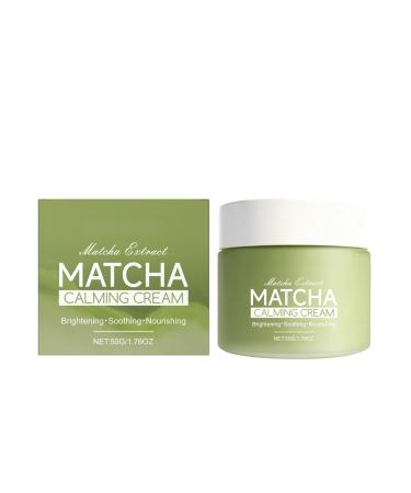 rabuu Matcha Botanical Cream For Dry Skin - Deep Nourishment Moisture Barrier Repair Lightweight Daily Moisturizer For Sensitive Care