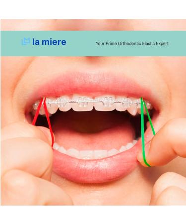 Neon Non-Latex Orthodontic Elastics 300 Count 3/8 inch Medium 4.5oz - Made in US - Buy Online on GoSupps.com