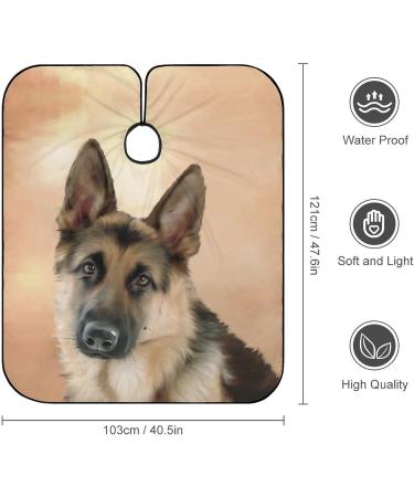 Shop Cute German Shepherd Dog Barber Cape | Professional Hair Cutting Apron for Kids - Buy Online on GoSupps.com