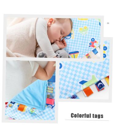 Buy Toyandona 10-Piece Soothing Towel Set | Soft Sensory Plush Ceiling Toys for Infants - Cuddly Colors 32.5x32.5cm - Buy Online on GoSupps.com