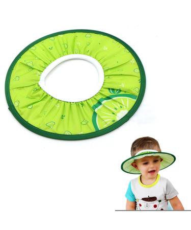 Shower hood kids baby bathing visor adjustable - cap waterproof cap shampoo protection shampoo bath bath bathroom protect soft cap hat cap waterproof inner diameter 10 cm outer diameter 30 cm green - Buy Online on GoSupps.com