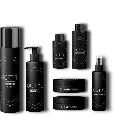 OCTYL Water Pomade - Based Hair Pomade | Professional Grade Shine & Hold | Easy Application for All Hair Types | Transparent 80 grm - Buy Online on GoSupps.com