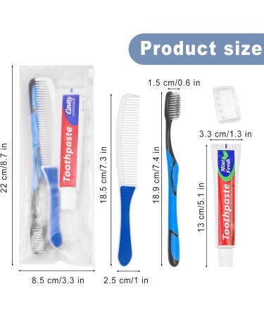 Hotel Toothbrush Set - Travel Toothbrush & Toothpaste Individually Packed for Hotels & Business Trips (25 Sets) - Buy Online on GoSupps.com