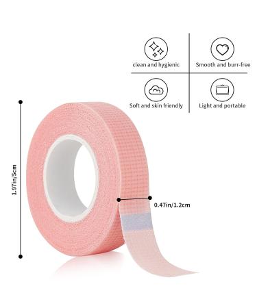 8 Rolls Pink Eyelash Extension Tape - 9m/10 Yard Breathable Adhesive for Makeup Supplies - Buy Online on GoSupps.com