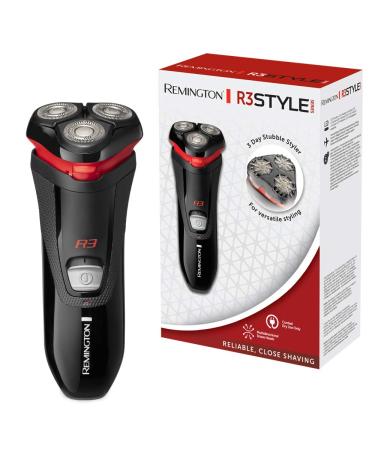 Remington Electric razor men R3 (dry-shaving apparatus network operation comfort detailed trimmer + Langschaarschneider 3-diabar attachment) Rotation razor R3000 black R3 network operation