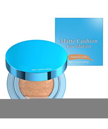Coussion Makeup Long-Lasting Matte Foundation for Women Extended-Wear Concealer Cream for Parties Beach Outdoors School and Business Travel