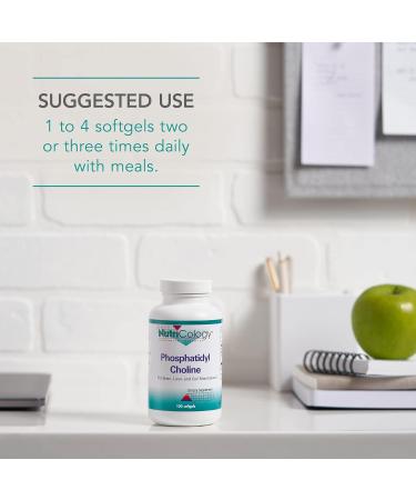 Nutricology Phosphatidyl Choline Supplement - Lecithin Capsules Digestive Enzymes for Liver Fat Digestion Support Choline Supplements for Fatty Liver 1540mg Softgels - 100 Count - Buy Online on GoSupps.com