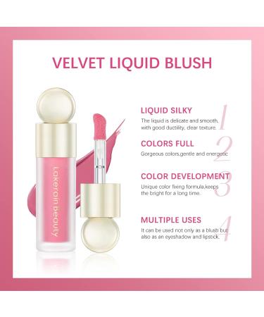 Erinde Soft Pinch Dewy Liquid Cream Blush - Long-Lasting Buildable & Moisturizing Blusher Pen (2 Pack) | Soft Velvet Texture for Radiant Cheeks - Buy Online on GoSupps.com