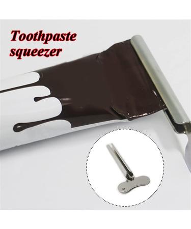Toothpaste Dispenser Stainless Steel Toothpaste Squeezer Bathroom Accessories Facial Cleanser Toothpaste Tube Rolling Press Squeezer Dispenser (Color : Silver) - Buy Online on GoSupps.com