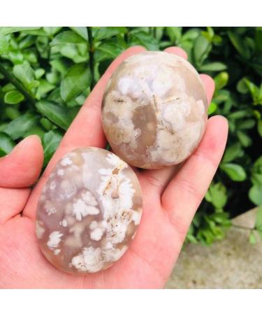 1pc 35g-260g Natural Polished Cherry Blossom Flower Agate Palm Stone forGifts Can be Used for (Color : 35g-55g) HOMEZHOU (Color : 110g-130g) - Buy Online on GoSupps.com