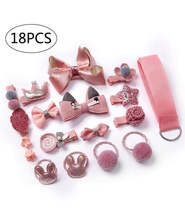 18-Piece Baby Hair Clips & Jewelry Set | Perfect Birthday & Children's Day Gift in Elegant Gift Box - Buy Online on GoSupps.com